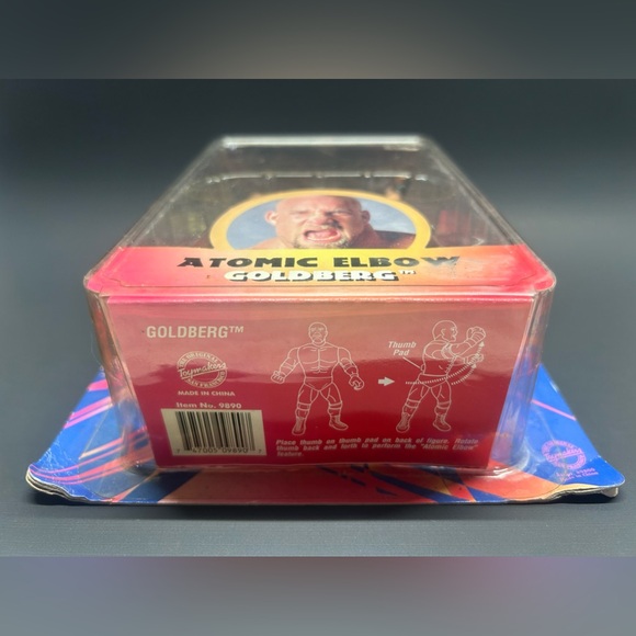 WCW 1998 ATOMIC ELBOW GOLDBERG ACTION FIGURE Brand New In Package Toymakers - Picture 8 of 9